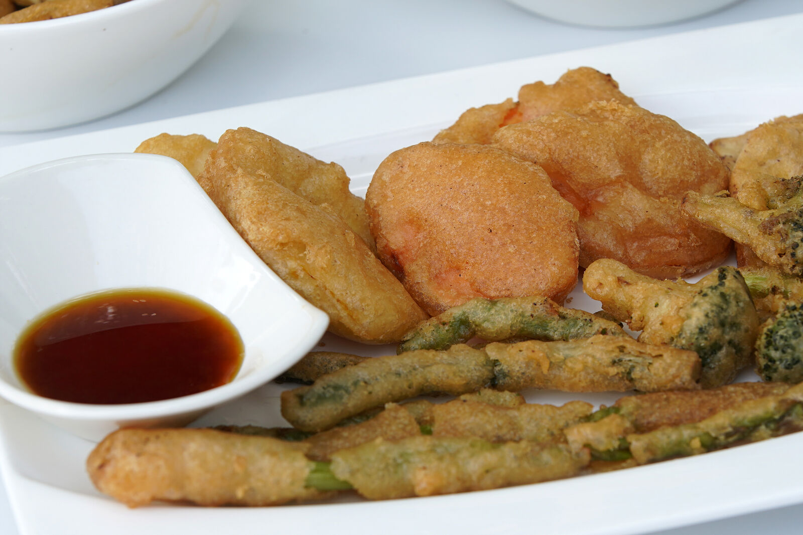Crispy veggie tempura